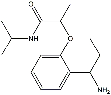 2-[2-(1-aminopropyl)phenoxy]-N-(propan-2-yl)propanamide