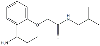 2-[2-(1-aminopropyl)phenoxy]-N-isobutylacetamide