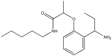 2-[2-(1-aminopropyl)phenoxy]-N-pentylpropanamide