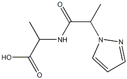  2-[2-(1H-pyrazol-1-yl)propanamido]propanoic acid