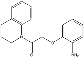 2-[2-(3,4-dihydroquinolin-1(2H)-yl)-2-oxoethoxy]aniline,,结构式