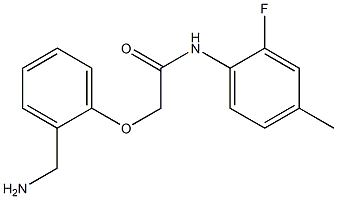 2-[2-(aminomethyl)phenoxy]-N-(2-fluoro-4-methylphenyl)acetamide