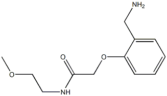  2-[2-(aminomethyl)phenoxy]-N-(2-methoxyethyl)acetamide