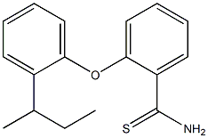 2-[2-(butan-2-yl)phenoxy]benzene-1-carbothioamide Structure