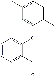 2-[2-(chloromethyl)phenoxy]-1,4-dimethylbenzene,,结构式