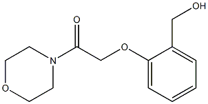 2-[2-(hydroxymethyl)phenoxy]-1-(morpholin-4-yl)ethan-1-one 结构式