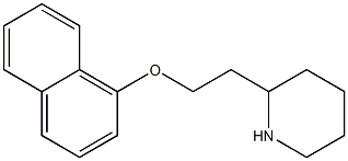 2-[2-(naphthalen-1-yloxy)ethyl]piperidine