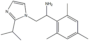 2-[2-(propan-2-yl)-1H-imidazol-1-yl]-1-(2,4,6-trimethylphenyl)ethan-1-amine 结构式