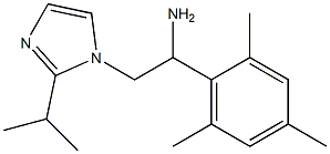 2-[2-(propan-2-yl)-1H-imidazol-1-yl]-1-(2,4,6-trimethylphenyl)ethan-1-amine 化学構造式