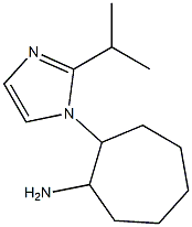 2-[2-(propan-2-yl)-1H-imidazol-1-yl]cycloheptan-1-amine,,结构式