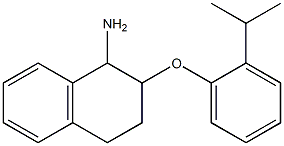 2-[2-(propan-2-yl)phenoxy]-1,2,3,4-tetrahydronaphthalen-1-amine|