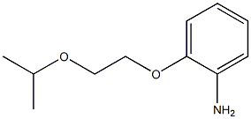 2-[2-(propan-2-yloxy)ethoxy]aniline Structure