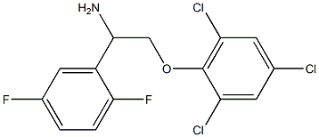 2-[2-amino-2-(2,5-difluorophenyl)ethoxy]-1,3,5-trichlorobenzene|