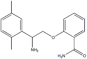 2-[2-amino-2-(2,5-dimethylphenyl)ethoxy]benzamide