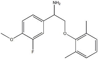 2-[2-amino-2-(3-fluoro-4-methoxyphenyl)ethoxy]-1,3-dimethylbenzene|