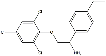 2-[2-amino-2-(4-ethylphenyl)ethoxy]-1,3,5-trichlorobenzene|