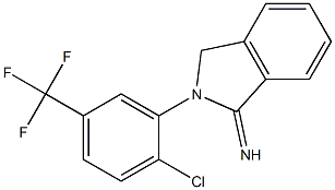 2-[2-chloro-5-(trifluoromethyl)phenyl]-2,3-dihydro-1H-isoindol-1-imine