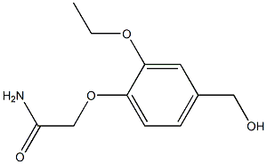 2-[2-ethoxy-4-(hydroxymethyl)phenoxy]acetamide Structure