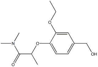 2-[2-ethoxy-4-(hydroxymethyl)phenoxy]-N,N-dimethylpropanamide|