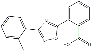2-[3-(2-methylphenyl)-1,2,4-oxadiazol-5-yl]benzoic acid,851628-32-5,结构式