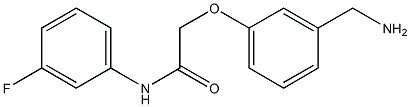 2-[3-(aminomethyl)phenoxy]-N-(3-fluorophenyl)acetamide