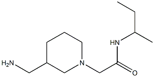  2-[3-(aminomethyl)piperidin-1-yl]-N-(butan-2-yl)acetamide