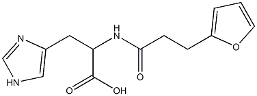 2-[3-(furan-2-yl)propanamido]-3-(1H-imidazol-4-yl)propanoic acid