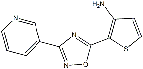 2-[3-(pyridin-3-yl)-1,2,4-oxadiazol-5-yl]thiophen-3-amine|