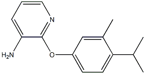  2-[3-methyl-4-(propan-2-yl)phenoxy]pyridin-3-amine