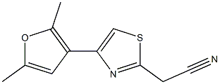2-[4-(2,5-dimethylfuran-3-yl)-1,3-thiazol-2-yl]acetonitrile