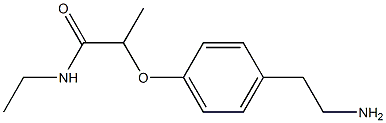  2-[4-(2-aminoethyl)phenoxy]-N-ethylpropanamide