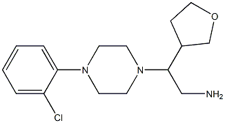 2-[4-(2-chlorophenyl)piperazin-1-yl]-2-(oxolan-3-yl)ethan-1-amine