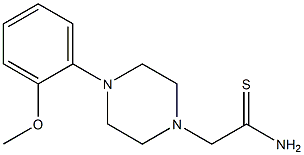 2-[4-(2-methoxyphenyl)piperazin-1-yl]ethanethioamide Struktur