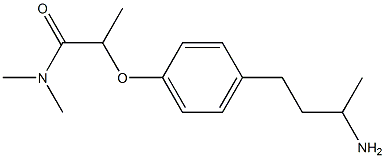 2-[4-(3-aminobutyl)phenoxy]-N,N-dimethylpropanamide