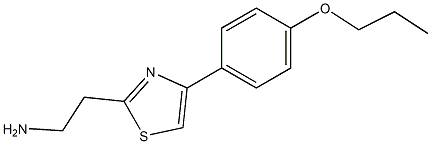 2-[4-(4-propoxyphenyl)-1,3-thiazol-2-yl]ethanamine