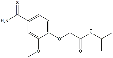 2-[4-(aminocarbonothioyl)-2-methoxyphenoxy]-N-isopropylacetamide