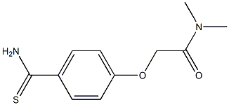 2-[4-(aminocarbonothioyl)phenoxy]-N,N-dimethylacetamide|