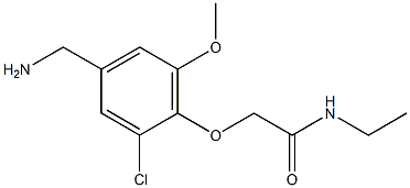 2-[4-(aminomethyl)-2-chloro-6-methoxyphenoxy]-N-ethylacetamide