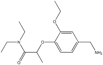 2-[4-(aminomethyl)-2-ethoxyphenoxy]-N,N-diethylpropanamide