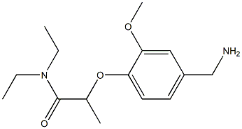  2-[4-(aminomethyl)-2-methoxyphenoxy]-N,N-diethylpropanamide