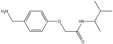 2-[4-(aminomethyl)phenoxy]-N-(3-methylbutan-2-yl)acetamide|