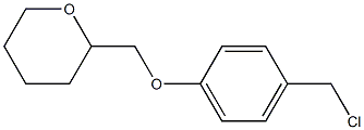 2-[4-(chloromethyl)phenoxymethyl]oxane,,结构式