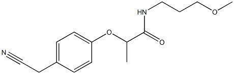 2-[4-(cyanomethyl)phenoxy]-N-(3-methoxypropyl)propanamide