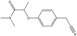 2-[4-(cyanomethyl)phenoxy]-N,N-dimethylpropanamide