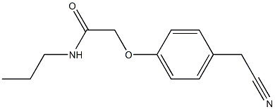 2-[4-(cyanomethyl)phenoxy]-N-propylacetamide