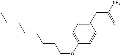 2-[4-(octyloxy)phenyl]ethanethioamide