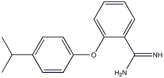 2-[4-(propan-2-yl)phenoxy]benzene-1-carboximidamide