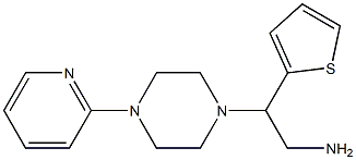  2-[4-(pyridin-2-yl)piperazin-1-yl]-2-(thiophen-2-yl)ethan-1-amine