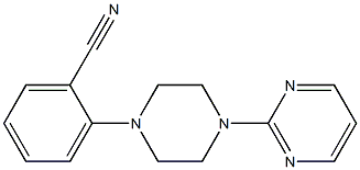 2-[4-(pyrimidin-2-yl)piperazin-1-yl]benzonitrile 结构式