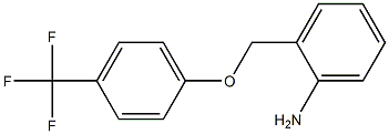 2-[4-(trifluoromethyl)phenoxymethyl]aniline Struktur